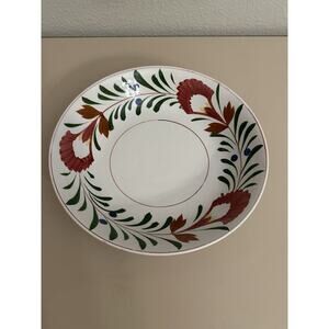 Vintage Hand painted Ideal Ironstone China 11-in Pasta / Serving Bowl